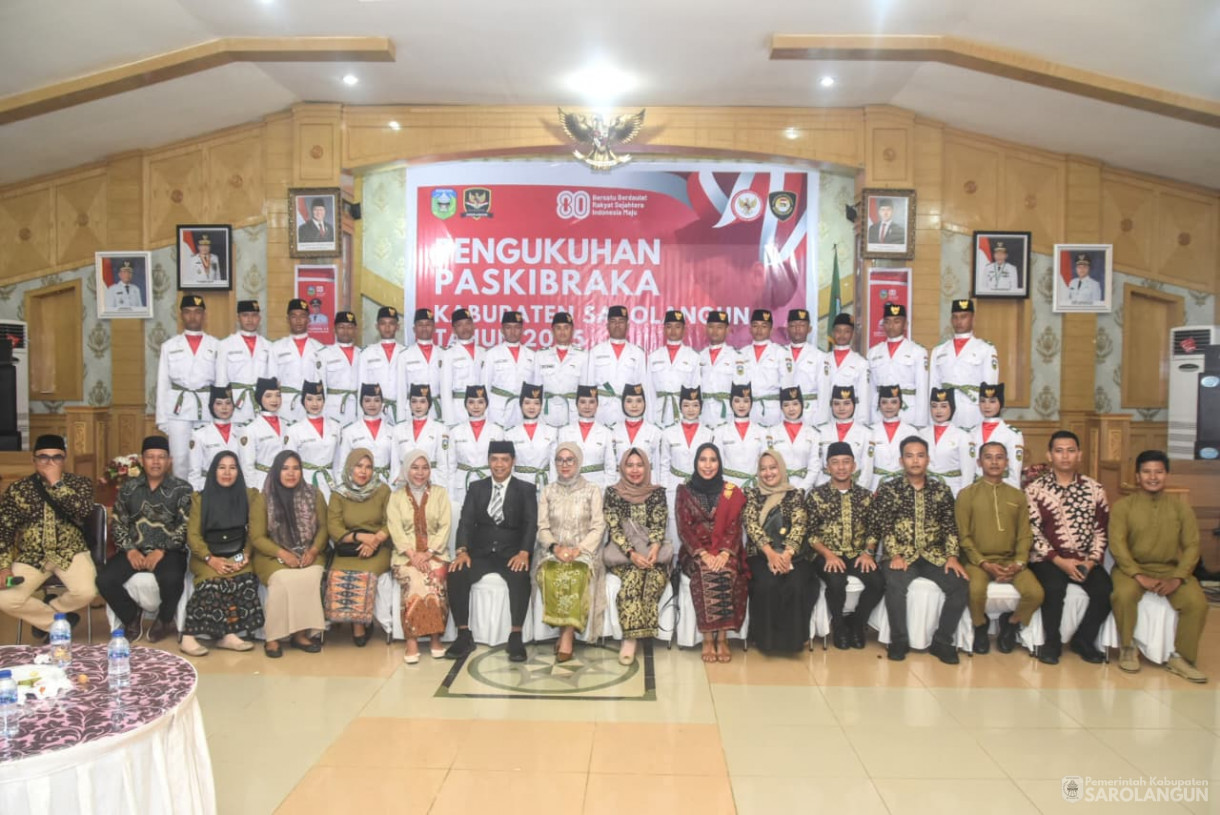 15 Agustus 2025 Pengukuhan Paskibraka Kabupaten Sarolangun