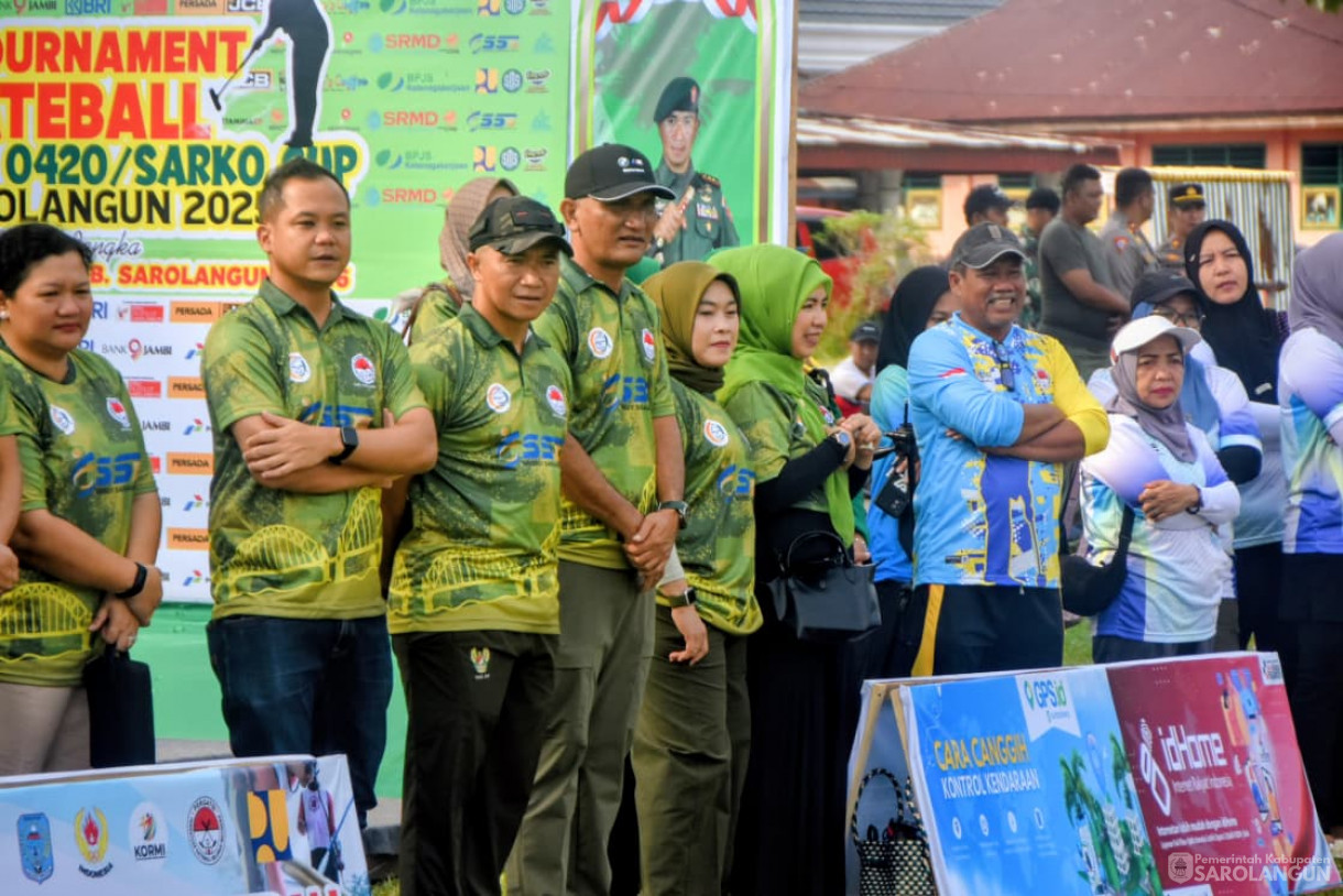 26 September 2025&nbsp; Open Tournament Gateball Dandim 0420 Sarko Sarolangun Tahun 2025 di Laman Basamo
