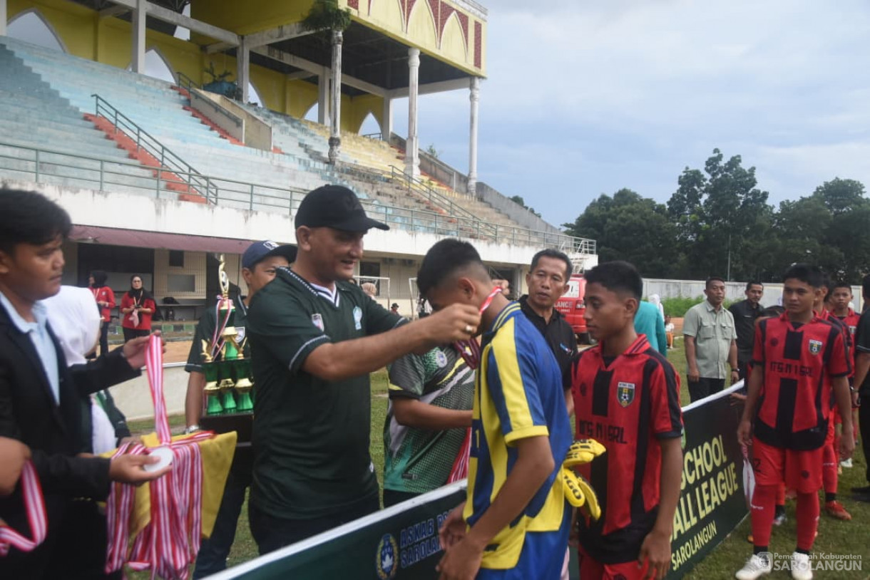4 Desember 2025 Penutupan Liga Pelajar di GOR Sport Center Sarolangun