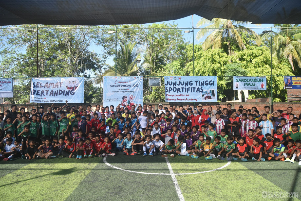 15 Juni 2025 -&nbsp;Pembukaan Turnamen Futsal Tingkat SD seKabupaten Sarolangun