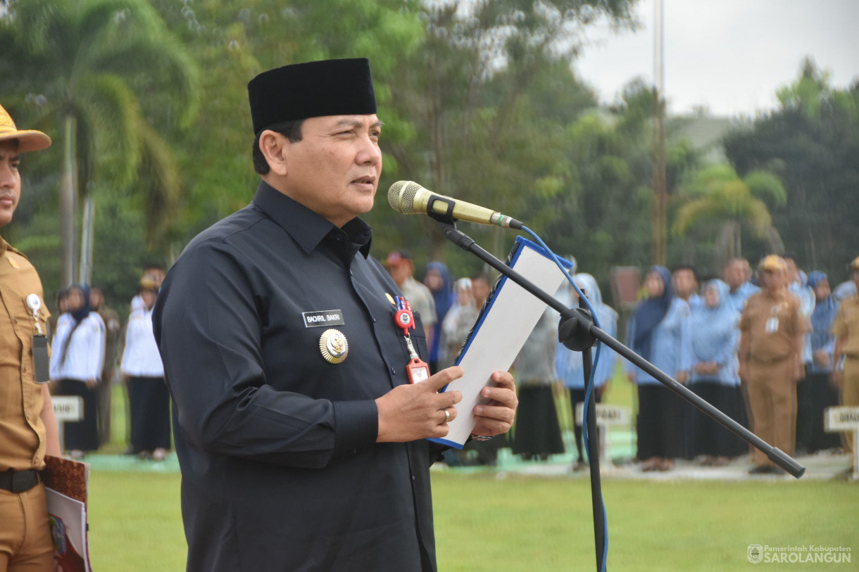 27 Mei 2024 - Apel Gabungan Dan Penyerahan SK PPPK Formasi Tahun 2023 Di Lapangan Gunung Kembang Sarolangun