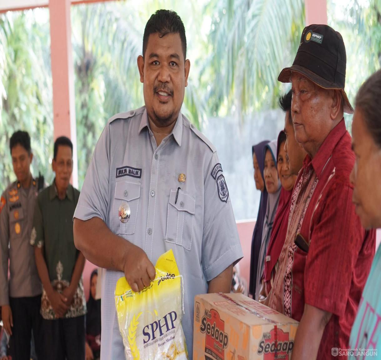 10 Juli 2026 Penyerahan Bantuan Korban Banjir di Kecamatan Mandiangin Timur