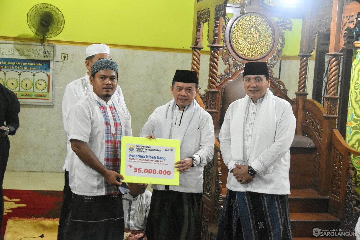 18 Maret 2024 - Safari Ramadhan Bersama Gubernur Jambi Di Masjid Annajah Desa Ladang Panjang