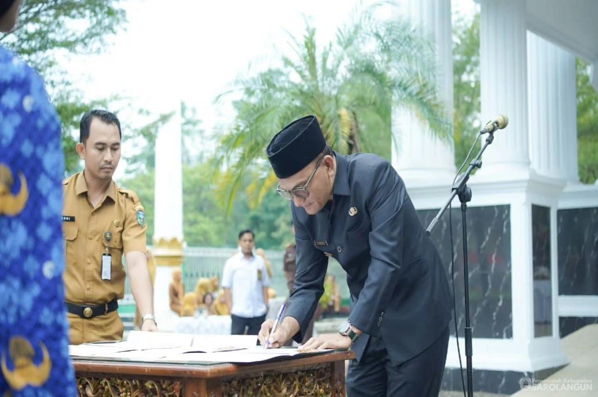 22 Juni 2026 Penyerahan Surat Keputusan PNS dan Pengambilan Sumpah PNS Formasi Tahun 2024 di Lingkungan Pemerintah Kabupaten Sarolangun