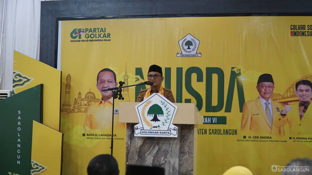 9 Februari 2026 Musda Golkar Ke VI Kabupaten Sarolangun