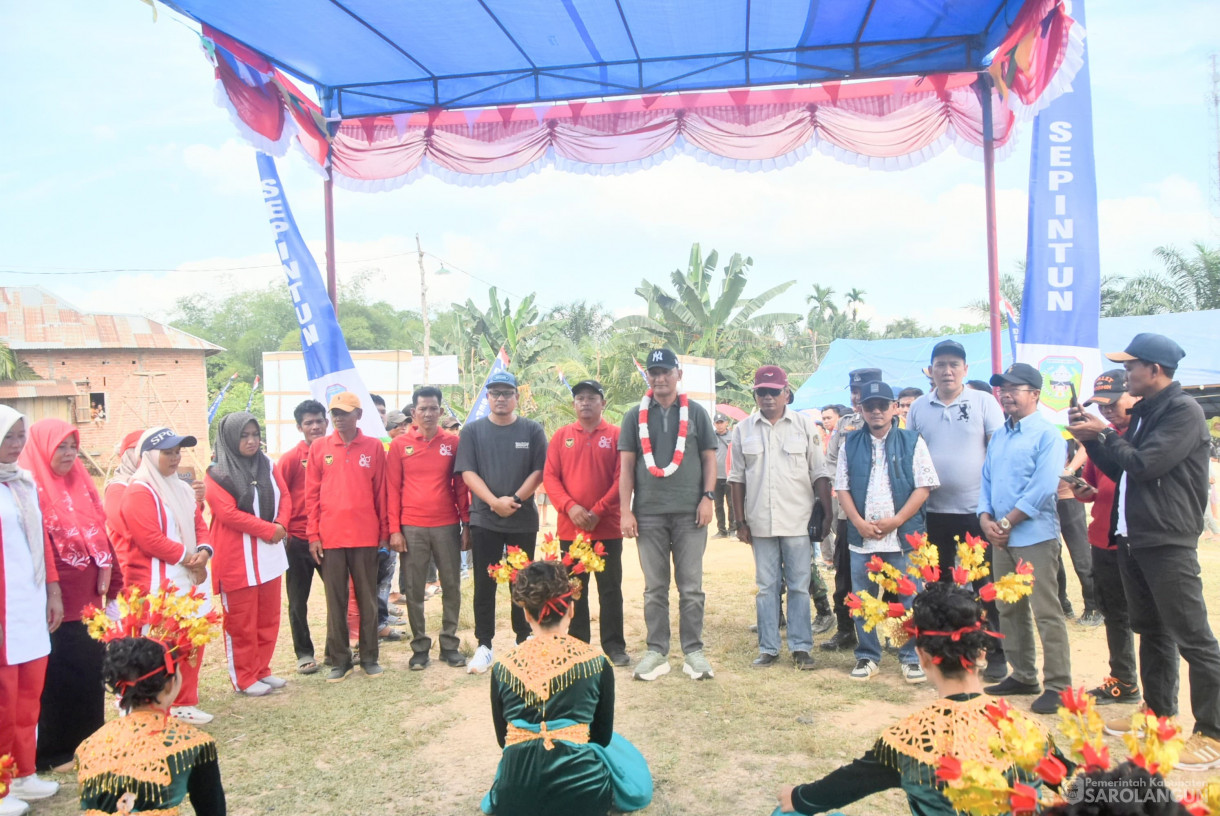 26 Juli 2025 - Pembukaan Turnamen Semi Open Voly di Lapangan Moneng Janggut Desa Sepintun