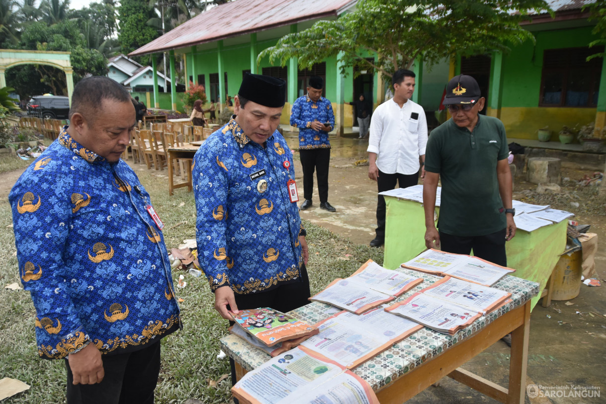 17 Januari 2024 - Meninjau Kondisi Sekolah Pasca Banjir Di Kecamatan Sarolangun