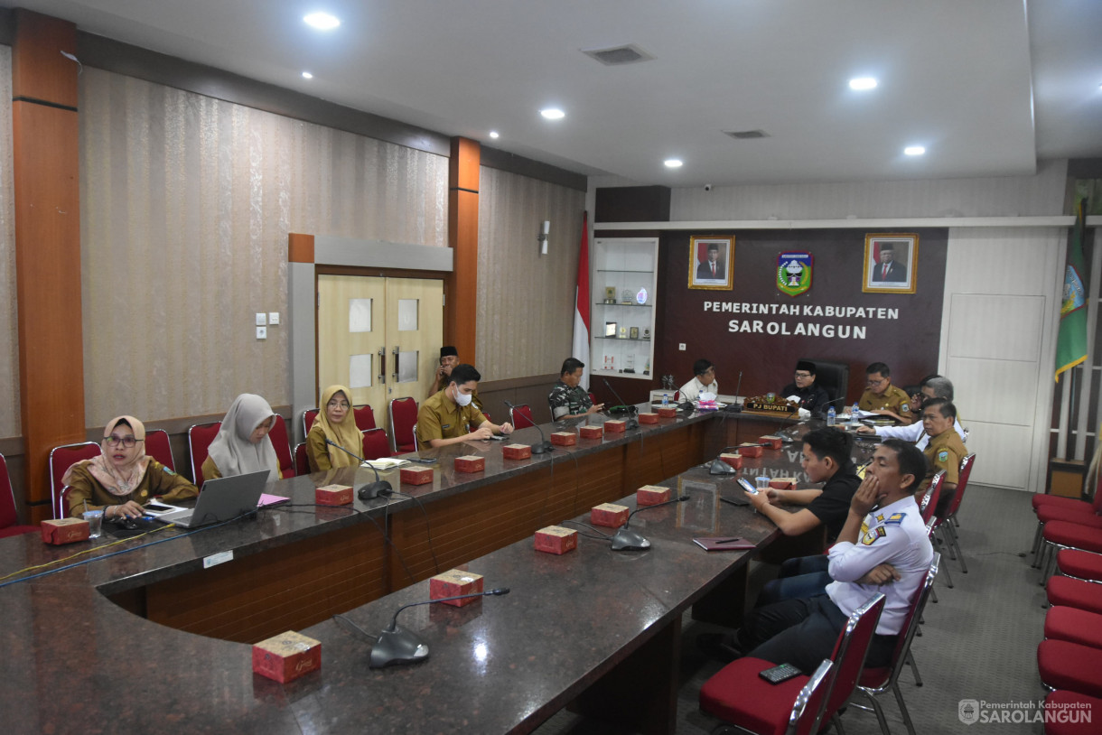 4 Juni 2024 - Rapat TPID Di Ruang Pola Utama Kantor Bupati Sarolangun