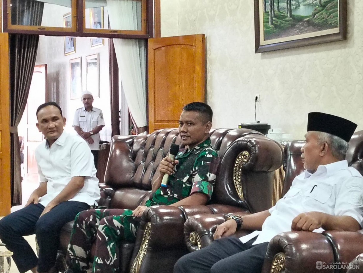 18 Juni 2025 -&nbsp;Penandatanganan MOU Pemerintah Daerah Karyabhakti Batang Asai antara Bupati dengan Dandim