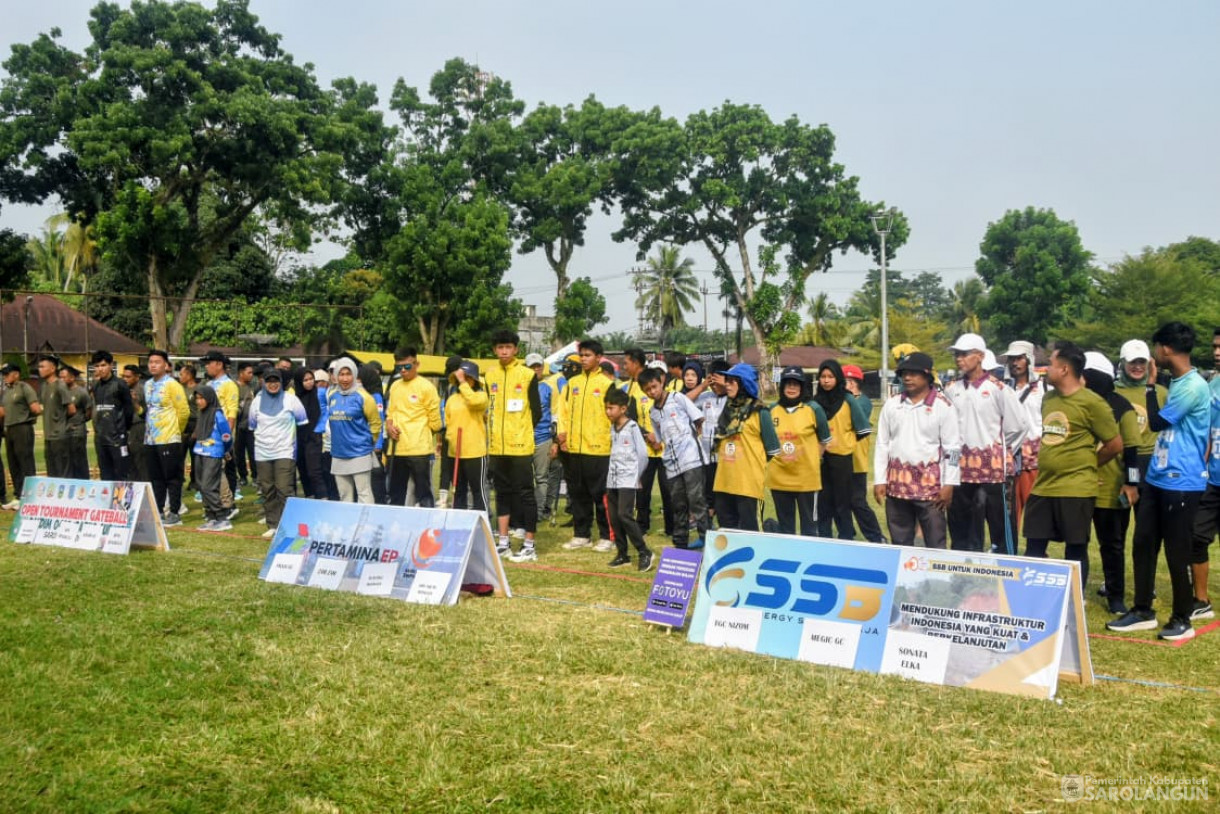 26 September 2025&nbsp; Open Tournament Gateball Dandim 0420 Sarko Sarolangun Tahun 2025 di Laman Basamo