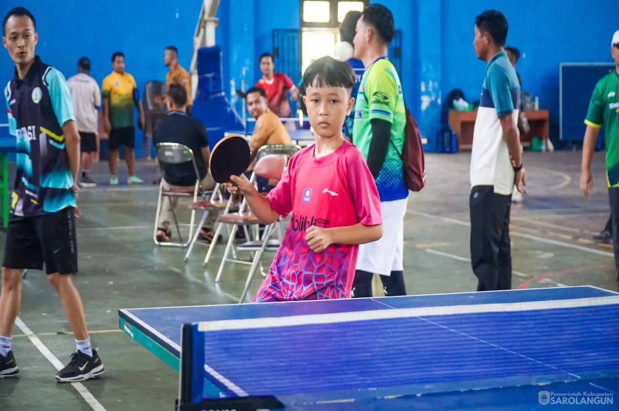 2 Agustus 2026 Pembukaan Turnamen Tenis Meja Tingkat Provinsi, Lubuk linggau, Musi Rawas, Rawas Ulu, Merangin dan Sarolangun di GOR KONI Sarolangun
