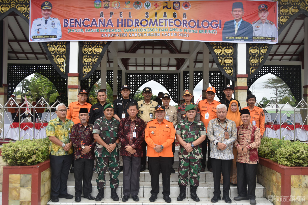 21 Desember 2023 - Apel Siaga Bencana Hidrometeorologi Di Lapangan Gunung Kembang Sarolangun