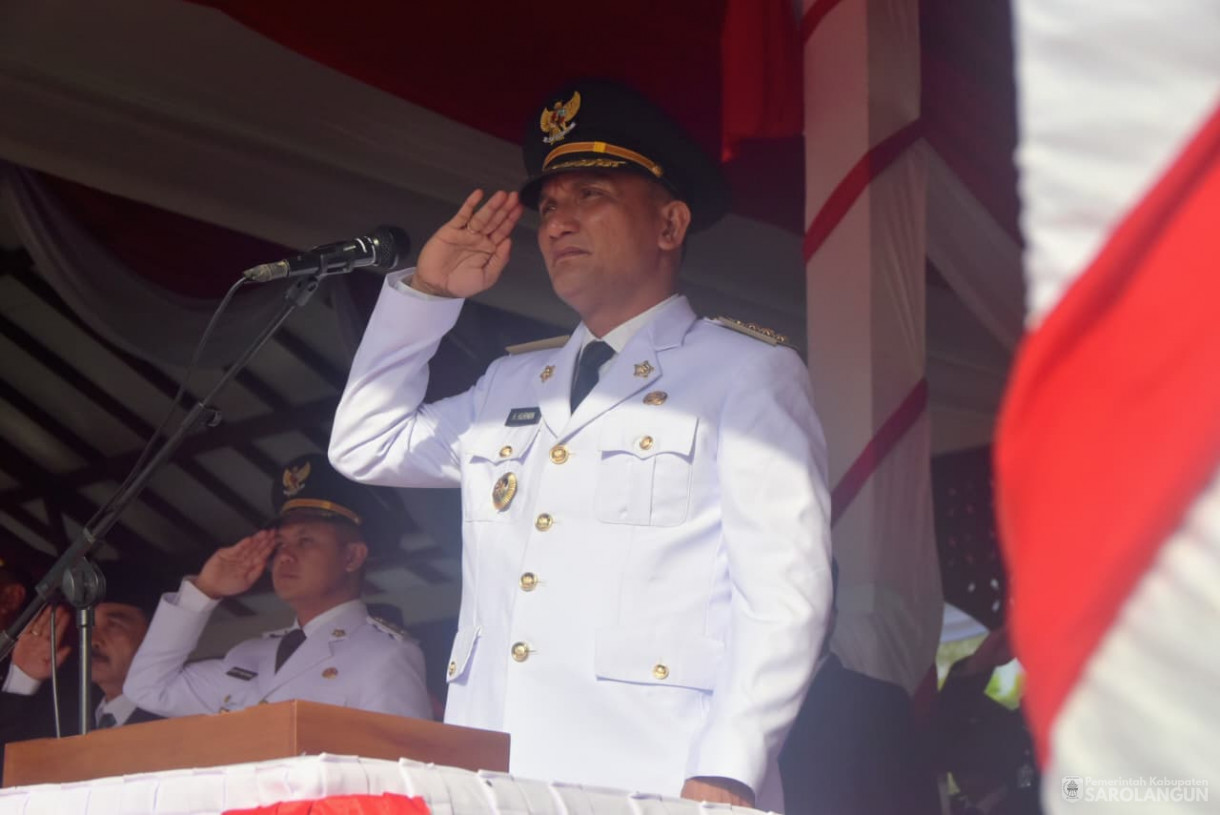 17 Agustus 2025&nbsp; Upacara Peringatan HUT RI ke 80 di Lapangan Gunung Kembang