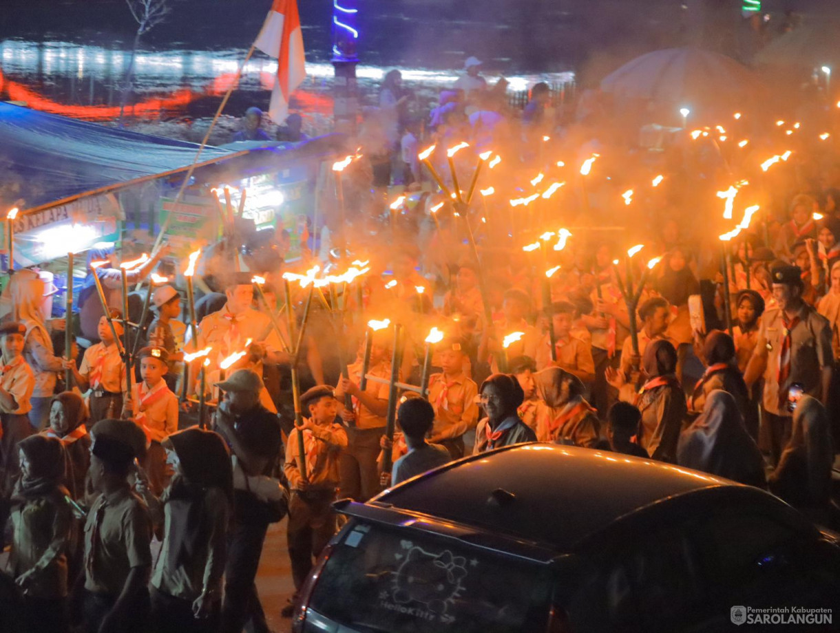 16 Agustus 2024 - Upacara Pawai Obor, Bertempat di Rumah Dinas Bupati Sarolangun