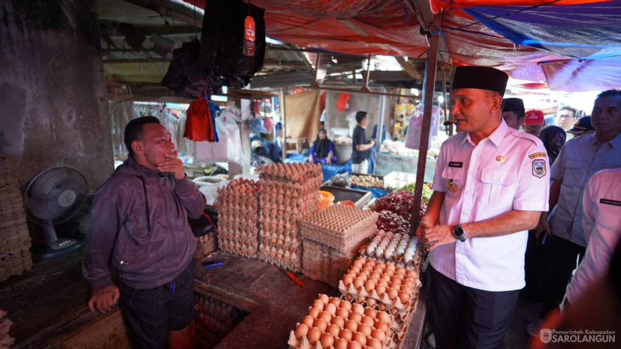 26 Maret 2025 -&nbsp;Sidak Pasar Menjelang Hari Raya Idul Fitri di Pasar Atas Sarolangun