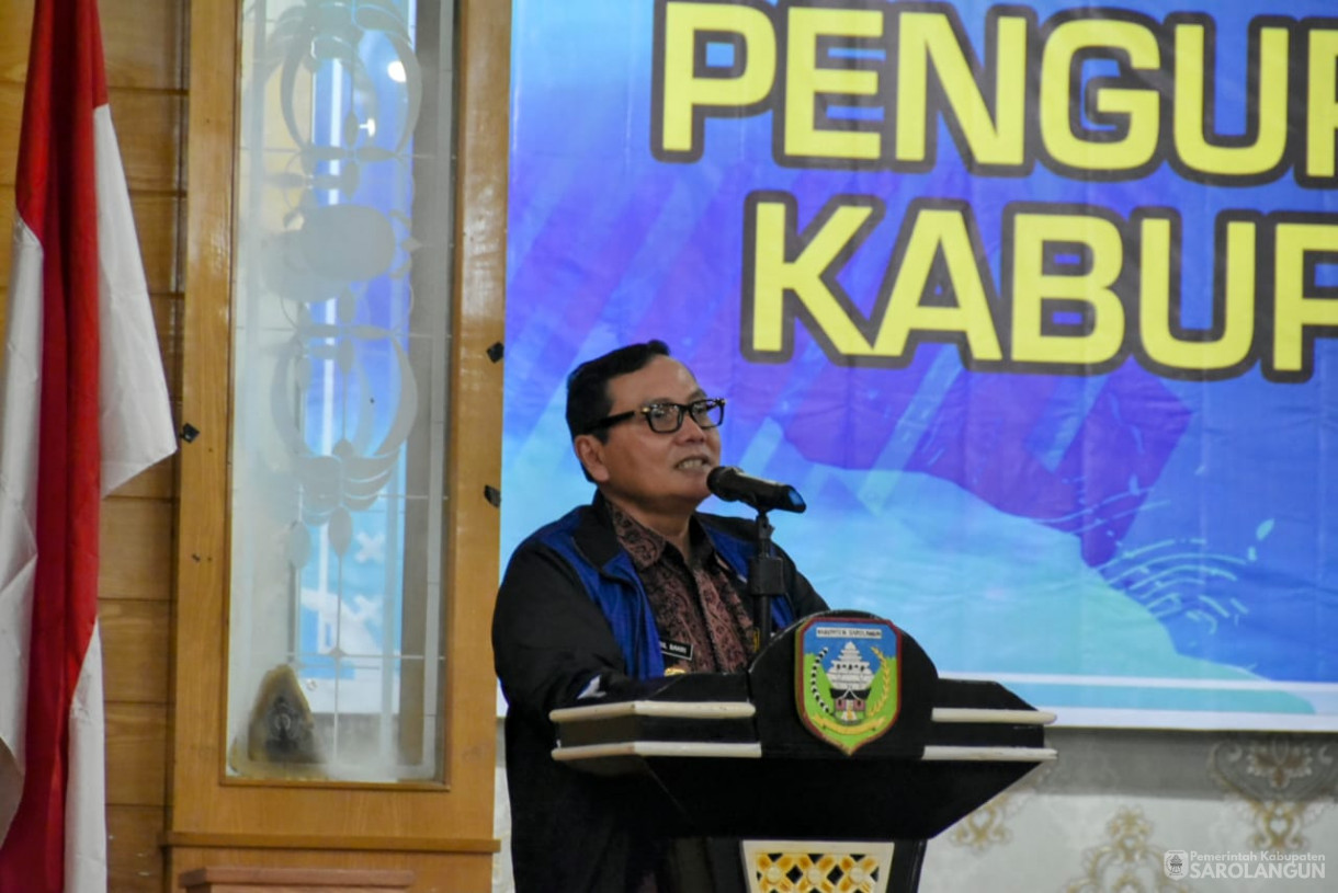 2 Oktober 2023 - Penjabat Bupati Sarolangun Menghadiri Pengukuhan Pengurus Asosiasi Futsal Kabupaten Sarolangun di Ruang Aula Utama Kantor Bupati Sarolangun