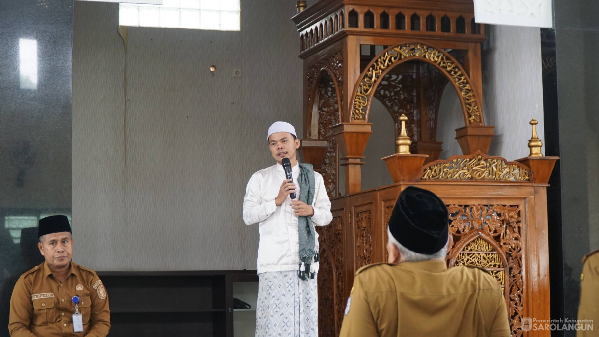 23 Februari 2026&nbsp;Sholat Dzuhur Berjamaah dan Kajian Ramadhan di Masjid Al Umara Kantor Bupati Sarolangun