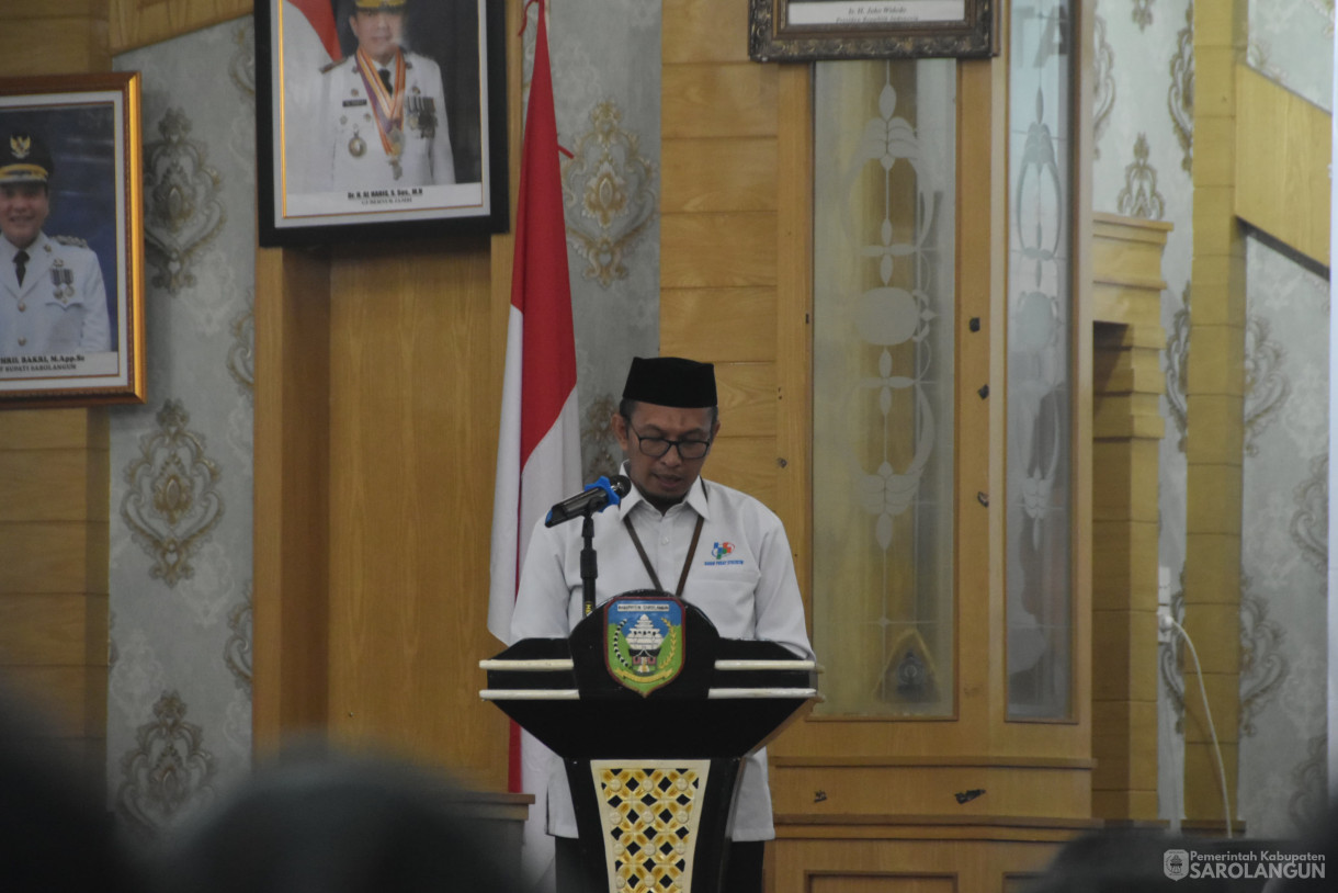 10 Juli 2024 - Sosialisasi Kebutuhan Jabatan Fungsional Statistisi Dan Pranata Komputer Dalam Rangka Penguatan Statistik Sektoral Menuju Satu Data Indonesia Kabupaten Sarolangun Yang Berkualitas