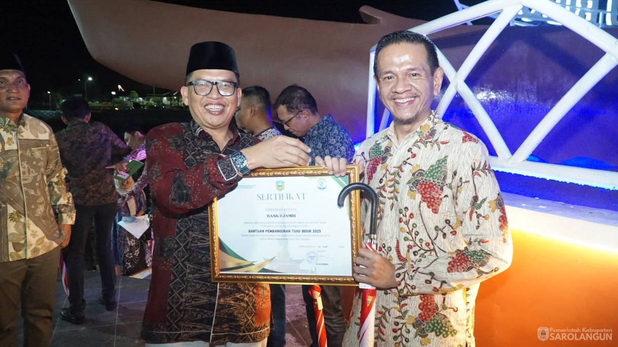 3 Maret 2026&nbsp;Peresmian Tugu Biduk Sarolangun