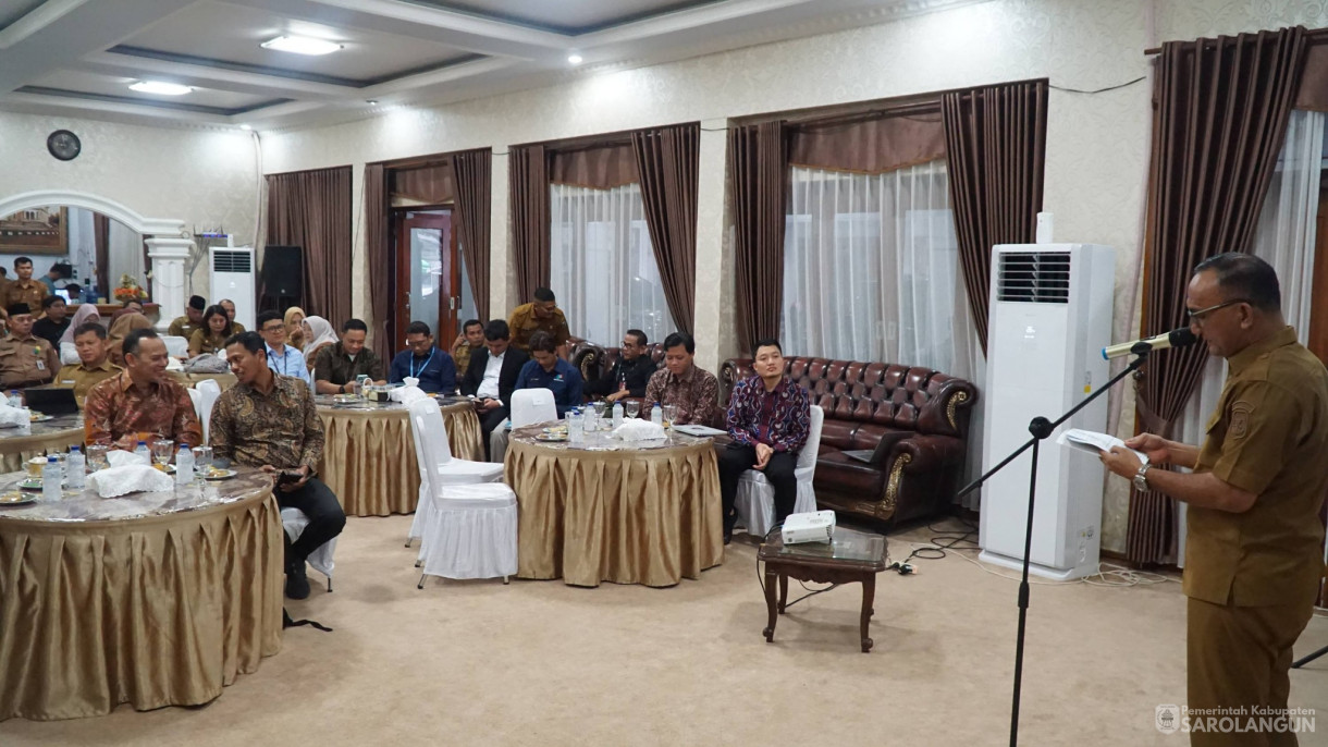 20 April 2026 Kunjungan Kerja Kepala Perwakilan Bank Indonesia Provinsi Jambi dan High Level Meeting TPID dan TP2DD Kabupaten Sarolangun