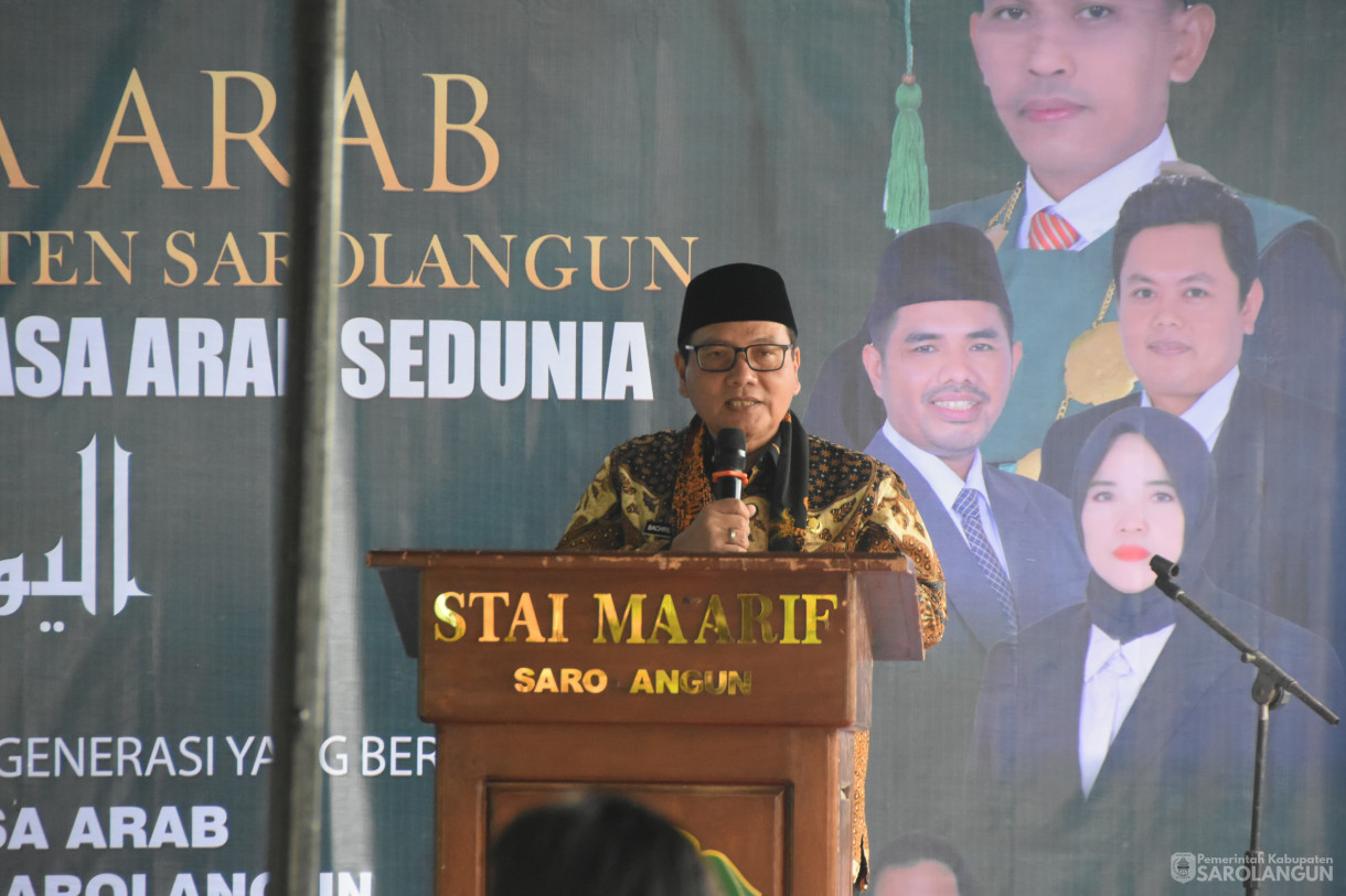 14 Januari 2024 - Festival Bahasa Arab Tingkat Madrasah Aliyah Sekabupaten Sarolangun Dalam Rangka Memperingati Hari Bahasa Arab Sedunia Di Stai Maarif Kecamatan Pelawan