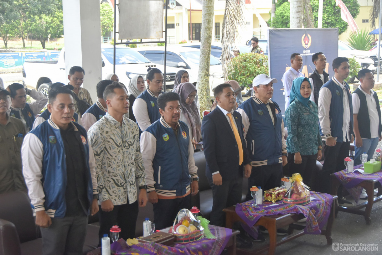 27 April 2024 - Pelantikan Komite Nasional Indonesia Sarolangun 2023 sd 2027 Di Gor Sarolangun