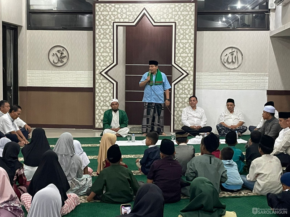 2 Maret 2024 - Acara Tausiah Agama Bersama Anak Yatim Di Rumah Dinas Bupati Sarolangun