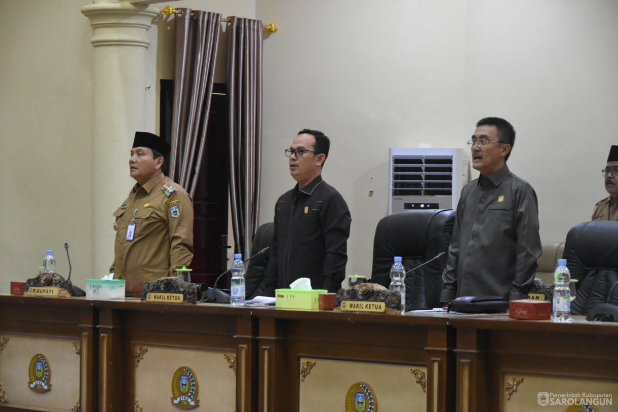 20 November 2023&nbsp; - Penjabat Bupati Sarolangun Menghadiri Rapat Paripurna Tahap I Tingkat I di Gedung DPRD Sarolangun