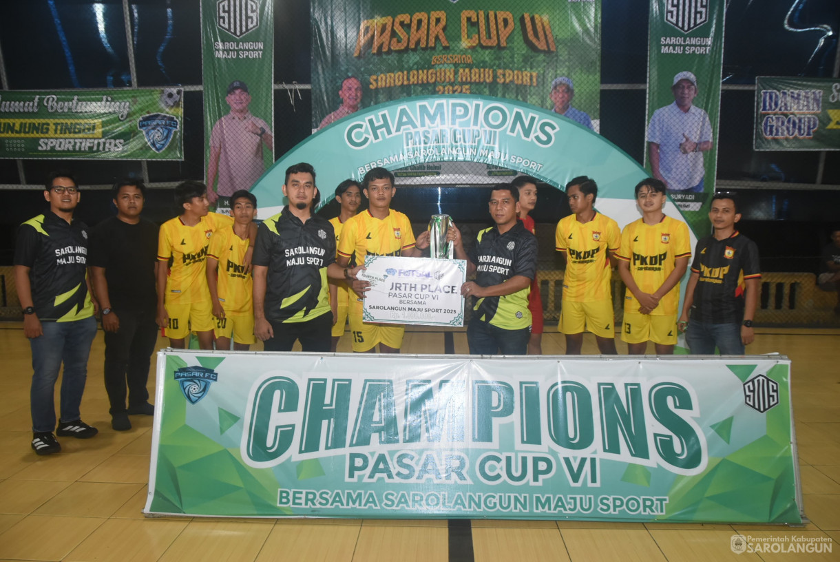 10 Agustus 2025 - Penutupan Sekaligus Final Pasar Cup VI Bersama Sarolangun Maju Sport 2025 di Lapangan Belakang Idaman