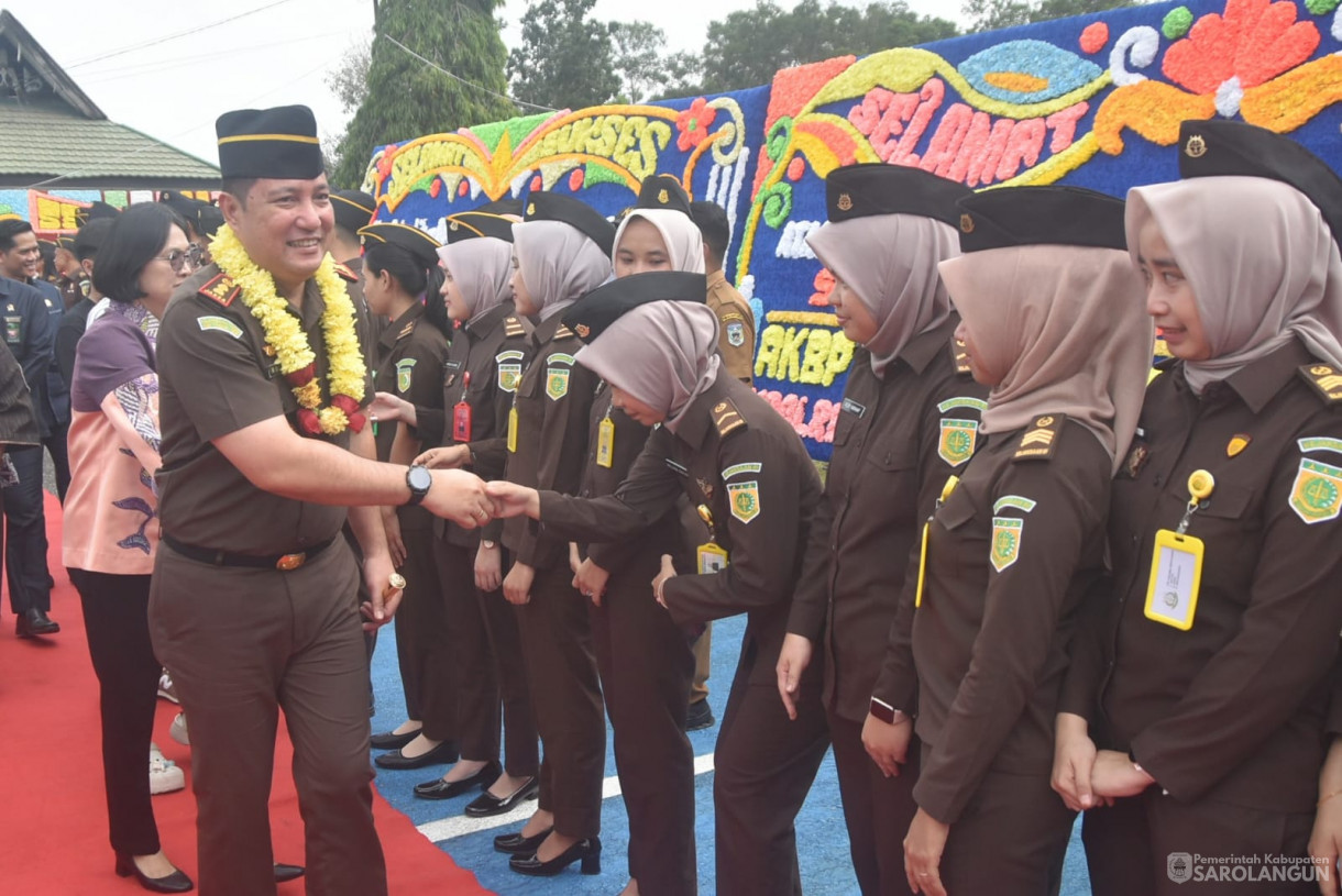 29 Juli 2025 - Penyambutan Kejari Sarolangun di Kantor Kejaksaan Negeri Sarolangun