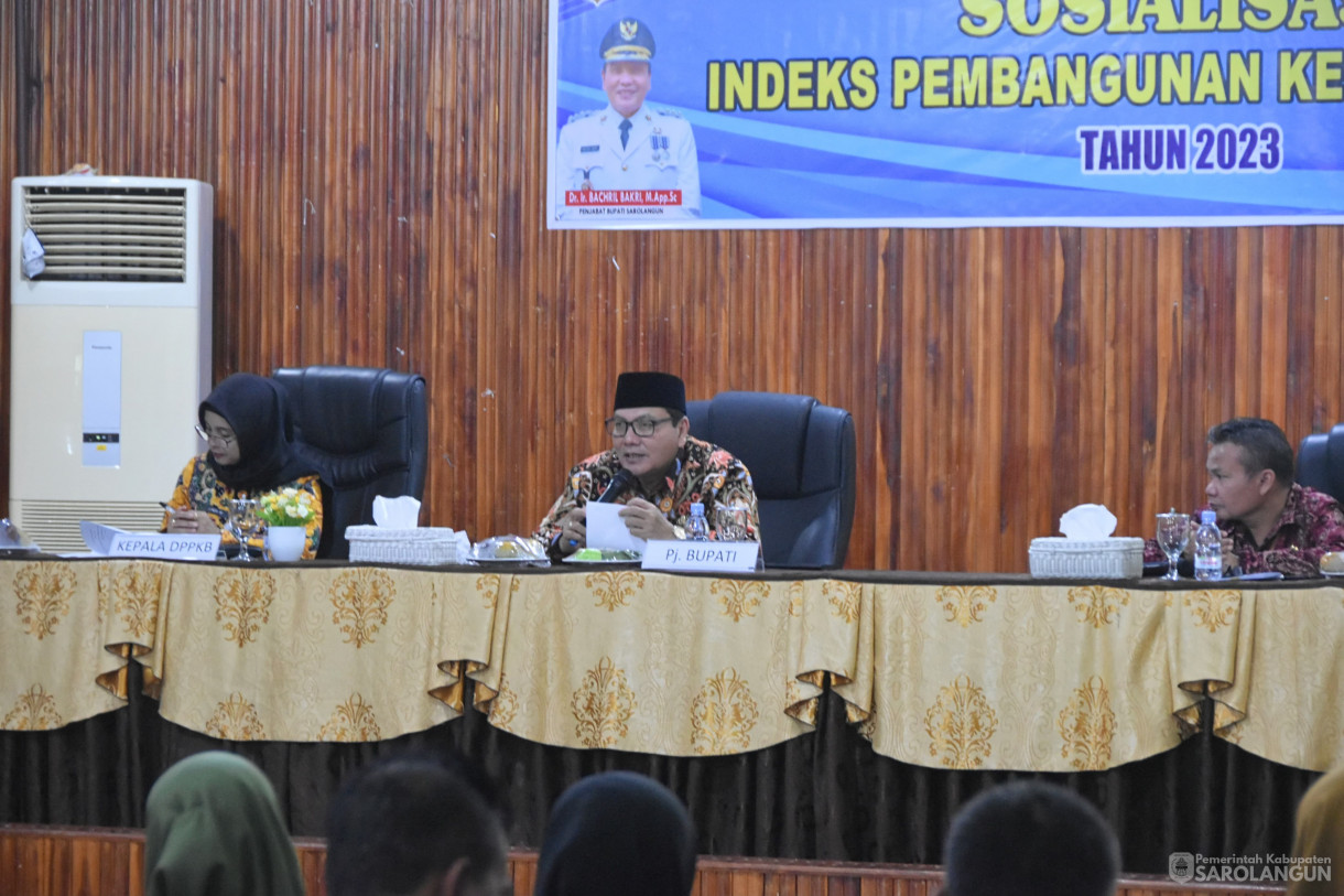 29 Desember 2023 - Sosialisasi Indeks Pembangunan Keluarga Tahun 2023 Di Aula Bappeda Sarolangun