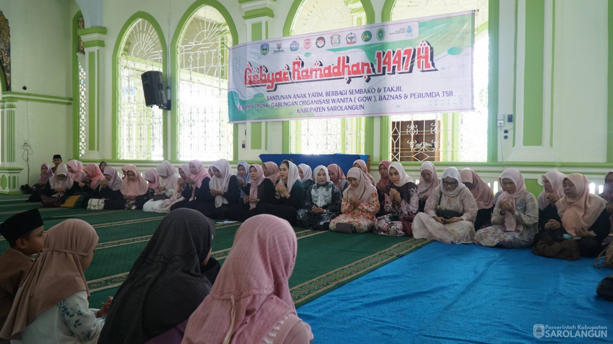 2 Maret 2026&nbsp;Gebyar Ramadhan Bersmaa TP PKK, GOW, Baznas, PDAM Sarolangun di Masjid Al Falah