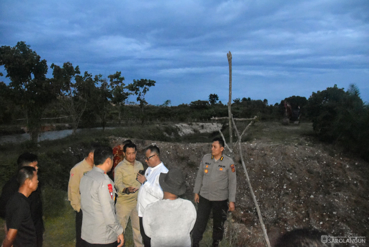 11 Oktober 2024 - Meninjau Kolam Ikan Bekas Peti, Bertempat di Desa Monti Kecamatan Limun