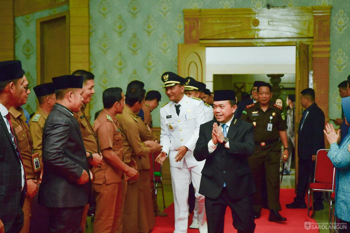 4 Maret 2025 - Serah Terima Jabatan Bupati Sarolangun, Bertempat di Ruang Aula Utama Kantor Bupati Sarolangun&nbsp;