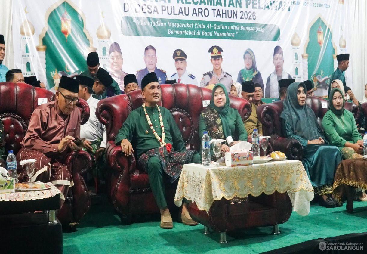 28 Juni 2026 Pembukaan MTQ Tingkat Kecamatan Pelawan di Desa Pulau Aro