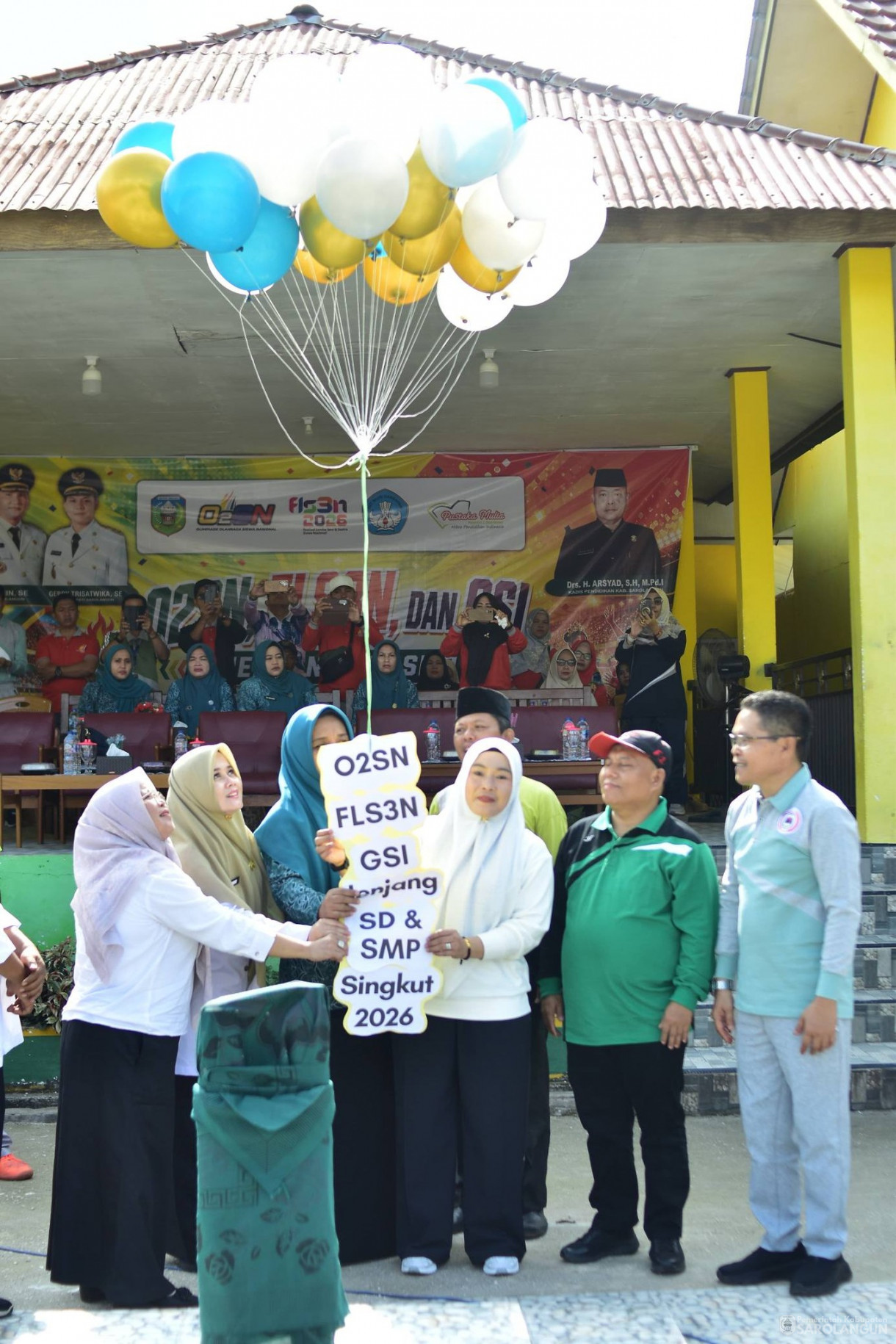 6 Mei 2026 Ketua TP PKK Kabupaten Sarolangun, Membuka lomba OSN O2SN dan FLS2N kec Singkut