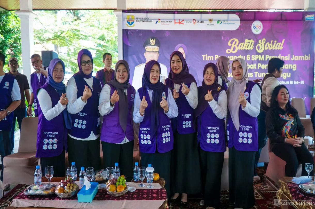 22 Agustus 2026 Bakti Sosial Pengobatan Metode Terapi Bagi Penyandang Disabilitas Tuna Rungu, TP Posyandu Provinsi Jambi Tahun 2026 di Balai Adat Kompleks Kantor Gubernur Jambi