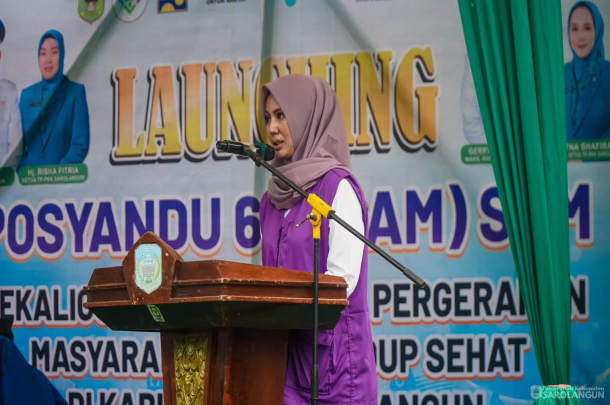 22 Juli 2026 Launching Posyandu 6 di SPM Posyandu Melati, Desa Bernai Dalam, Kecamatan Sarolangun