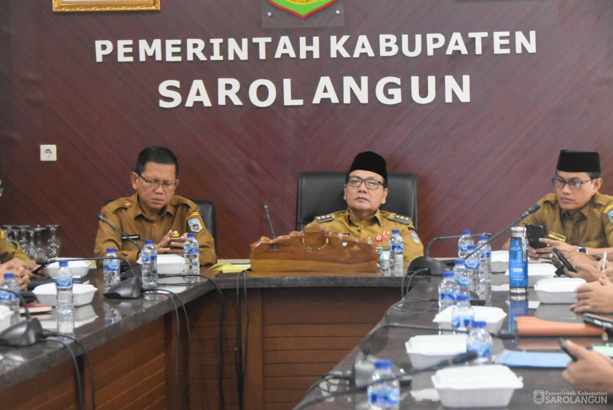 3 September 2024 - Rapat TPID Via Zoom Meeting, Bertempat di Ruang Pola Utama Kantor Bupati Sarolangun