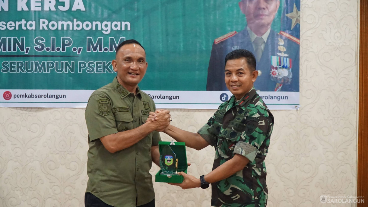 5 Mei 2026 Kunjungan Kerja Danrem 042 Gapu Beserta Rombongan di Rumah Dinas Bupati Sarolangun
