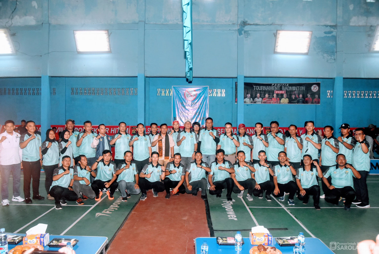 26 Juli 2025 - Pembukaan Turnamen PBSI Cup Tahun 2025 dan Pengukuhan Pengurus PBSI Sarolangun di Hall Pemda Sarolangun
