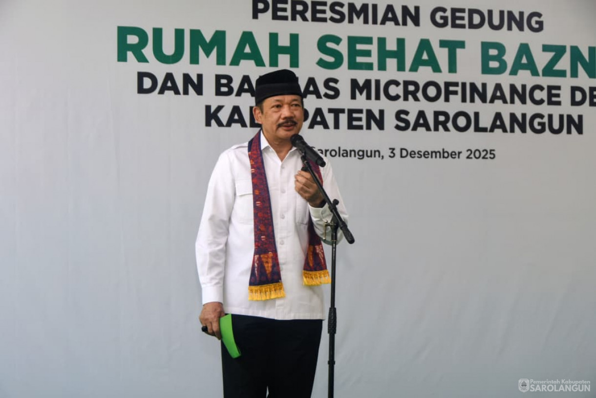 3 Desember 2025&nbsp; Peresmian Rumah Sehat Baznas Sarolangun