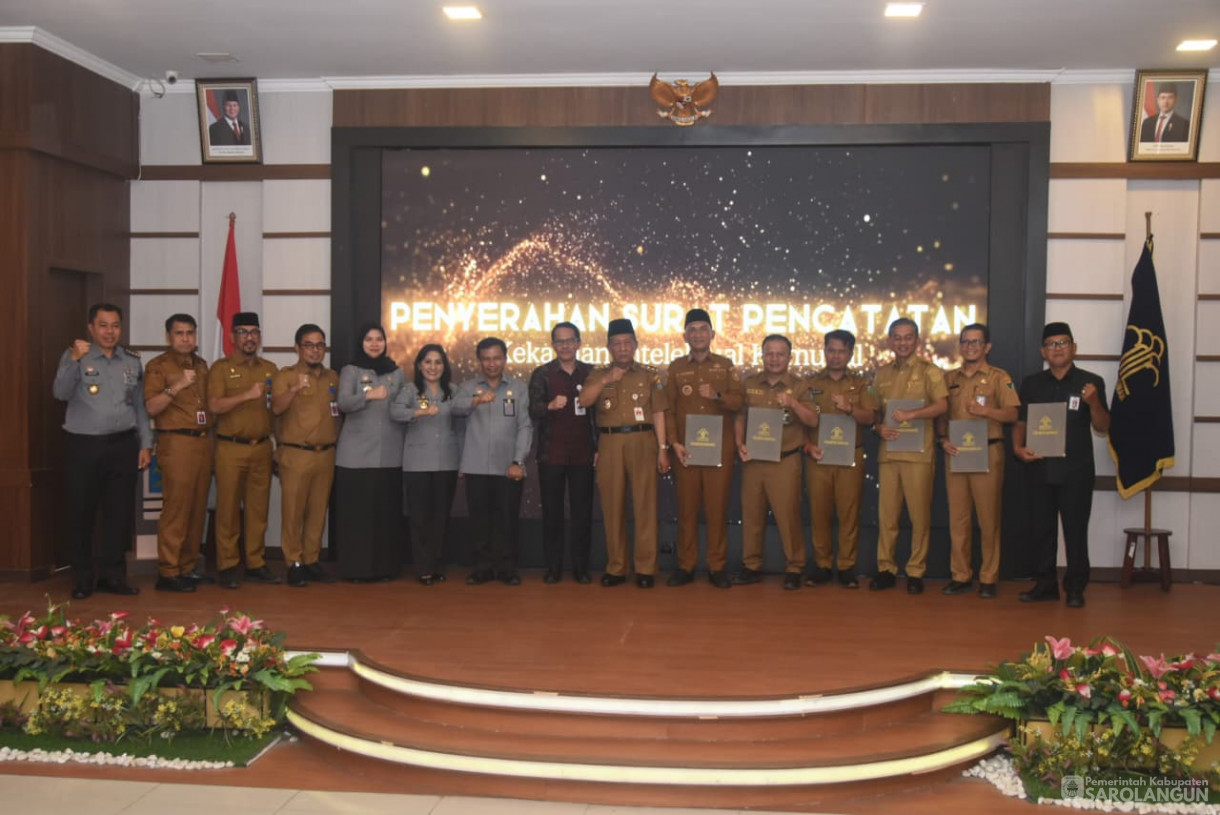 19 Agustus 2025 Penyerahan Secara Resmi Sertifikat Pencatatan Kekayaan Intelektual Komunal di Kantor Kemenkumham Kanwil Jambi