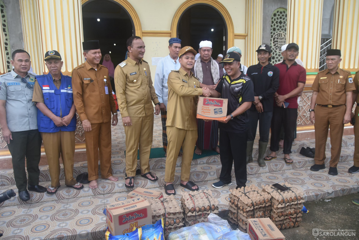 3 Maret 2025 -&nbsp;Meninjau Lokasi Banjir di Desa Ladang Panjang dan Desa Lidung
