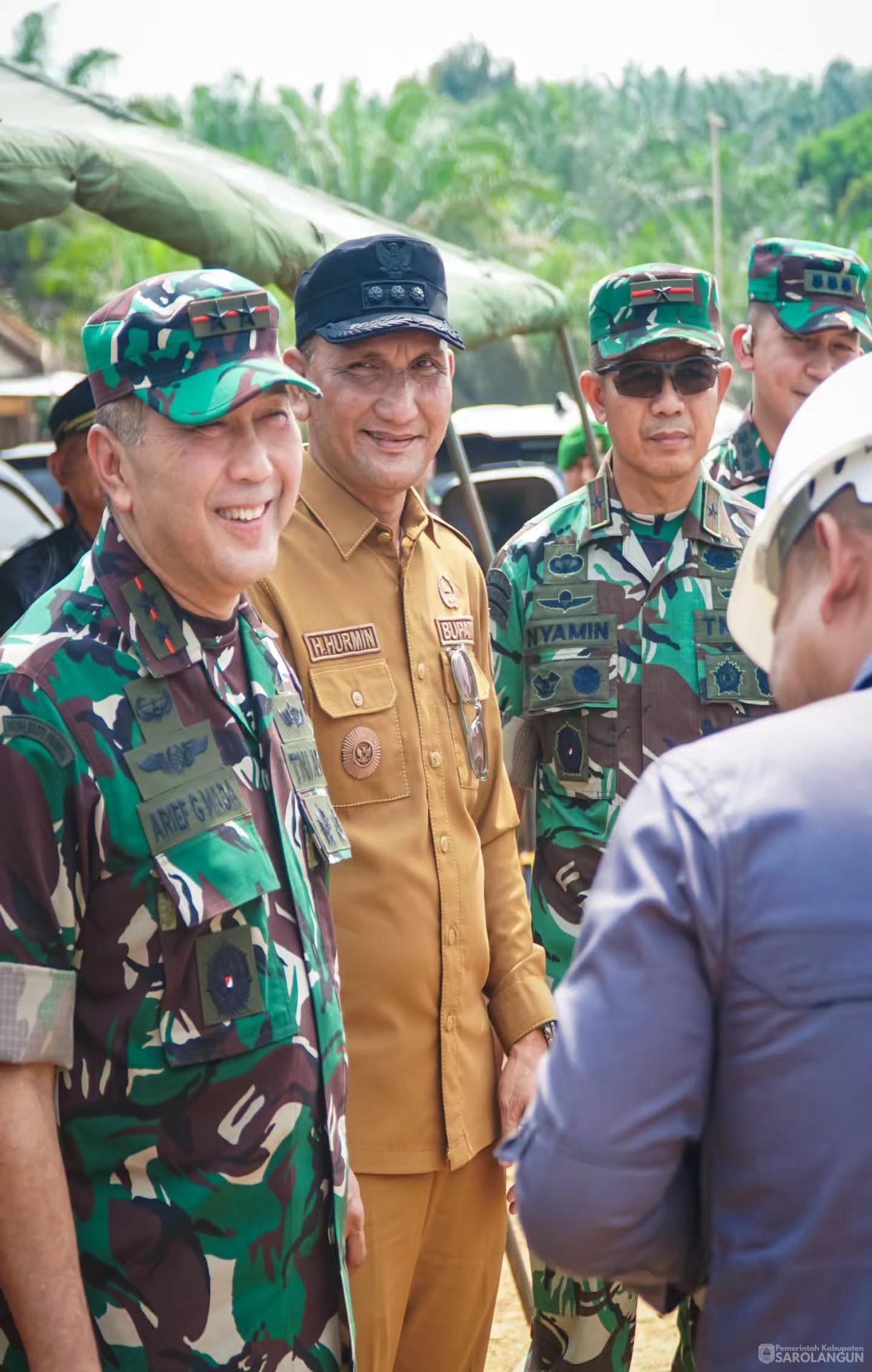 27 Juli 2026 Peninjauan Pembangunan Konstruksi Fasilitas dan Infrastruktur Yonif TP 896 Serumpun Pseko