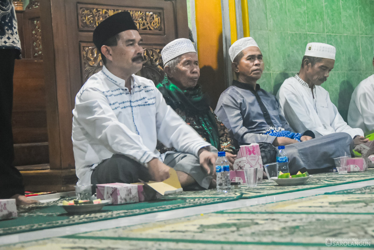 13 Maret 2025 -&nbsp;Safari Ramadhan Bertempat di Masjid Al Abrar Renah Tanjung Desa Lubuk Resam Hilir Kecamatan Cermin Nan Gedang