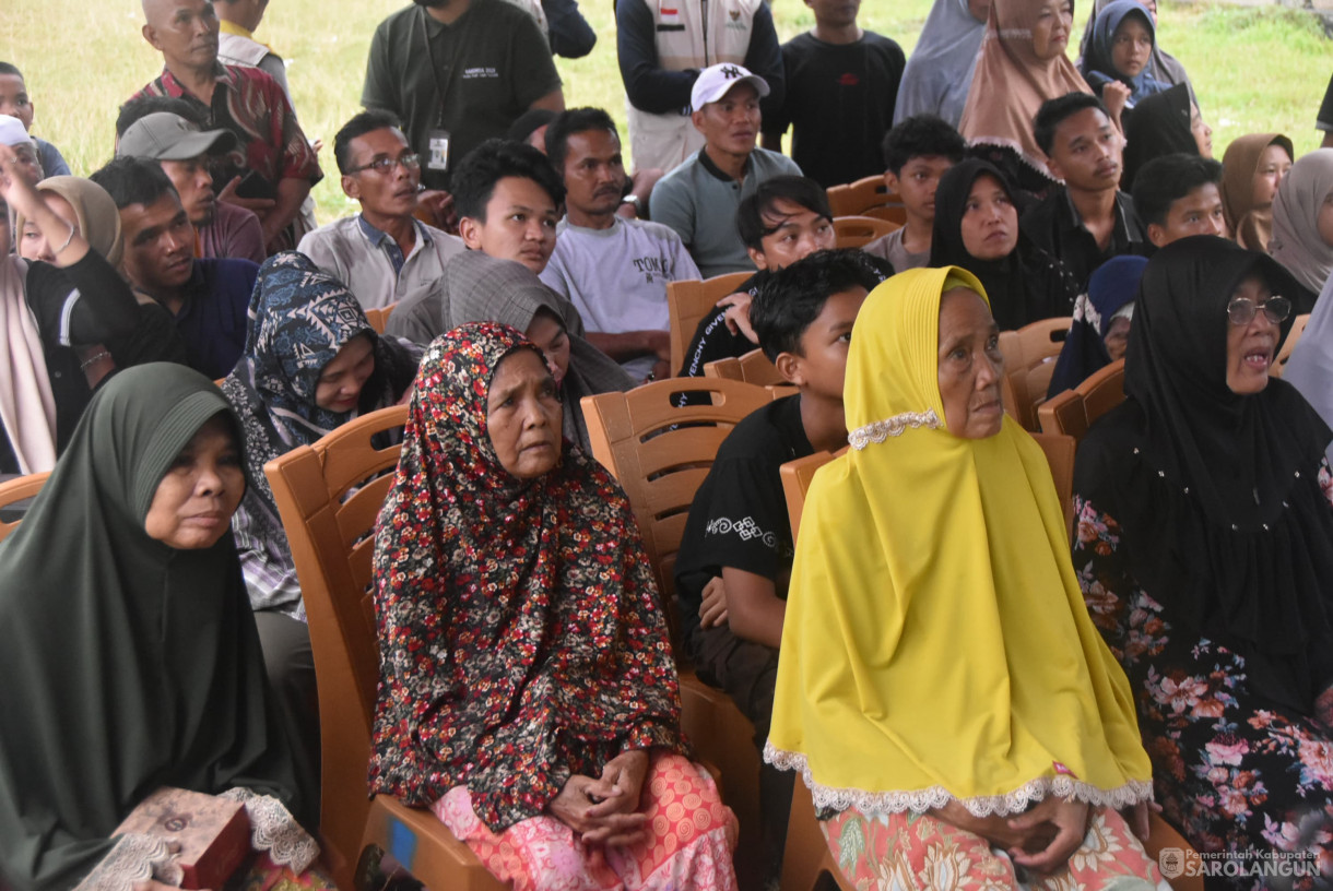 9 Agustus 2024 -&nbsp;Penyerahan Bantuan Kepada Mustahiq Warga Desa Pulau Buayo Program Baznas Sarolangun Sekaligus Pembukaan Turnamen Bola Voli Putri Dalam Rangka Menyambut Hari Kemerdekaan Indonesia, Bertempat di Desa Pulau Buayo kecamatan Bathin VII