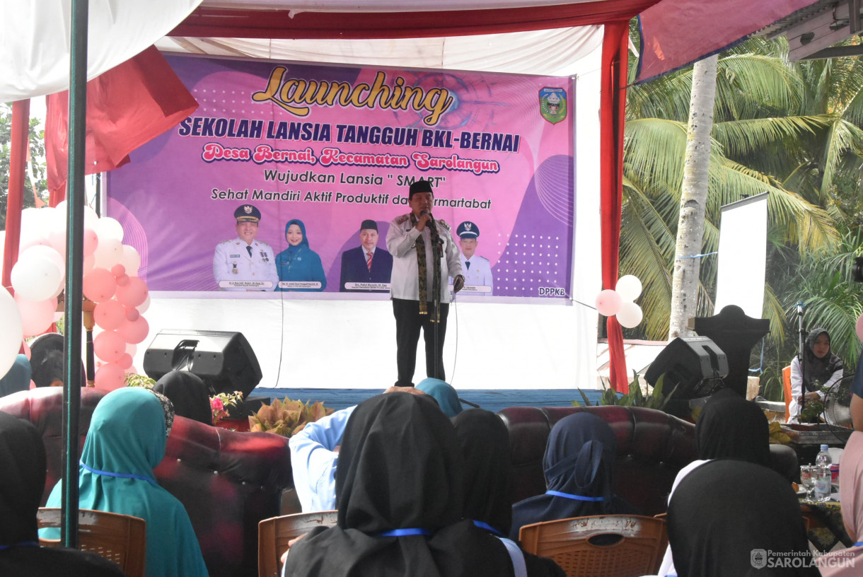 31 Juli 2024 - Launching Sekolah Lansia, Bertempat di Kantor Desa Bernai