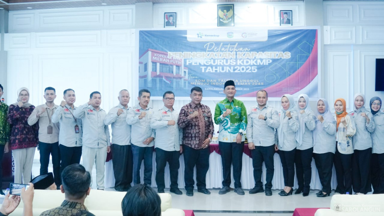 27 November 2025 Pembukaan Pelatihan Dalam Rangka Peningkatan SDM Pengurus Koperasi Merah Putih Desa dan Kelurahan