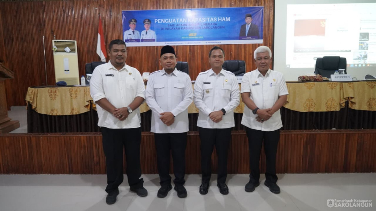 10 September 2025&nbsp; Kegiatan Penguatan HAM Bagi ASN Di aula Bappeda kabupaten Sarolangun
